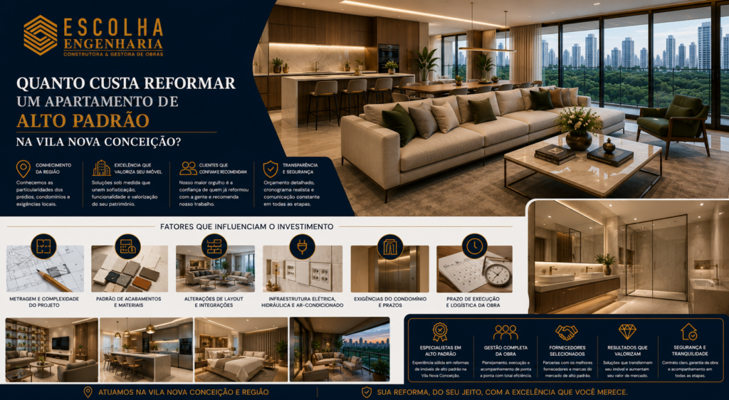reformar um apartamento vila conceicao