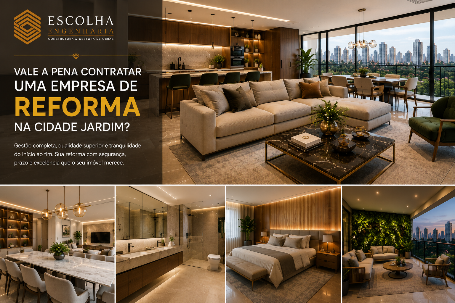 Vale a pena contratar uma empresa de reforma na Cidade Jardim